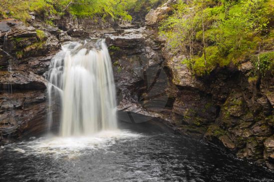 The falls of Falloch near loch Lomond Scotland