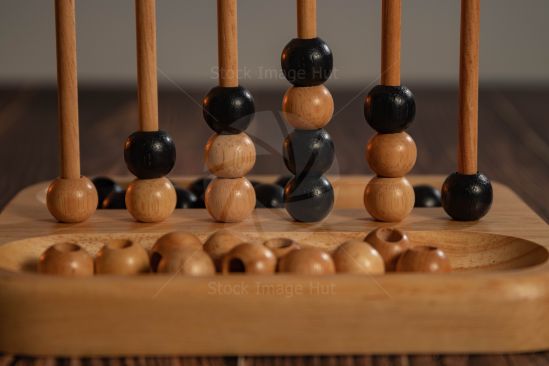 Close Up Of Classic Wooden Game