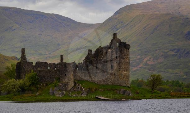 Kilchurn castle, situated on the banks of the aptly named Loch Awe