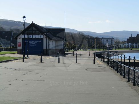 Seaside town of Largs during the first COVID lockdown, April 2020 image