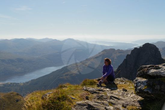 Sitting on top of the cobbler (ben Arthur), Scottish Highlands